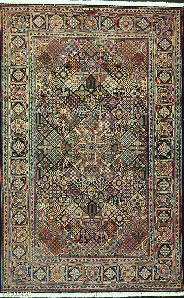 Tappeto Persiano Antico Kashan Kurk n°:71731502